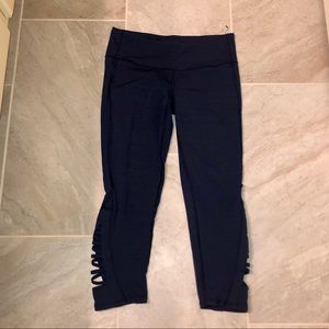 Athleta navy crops